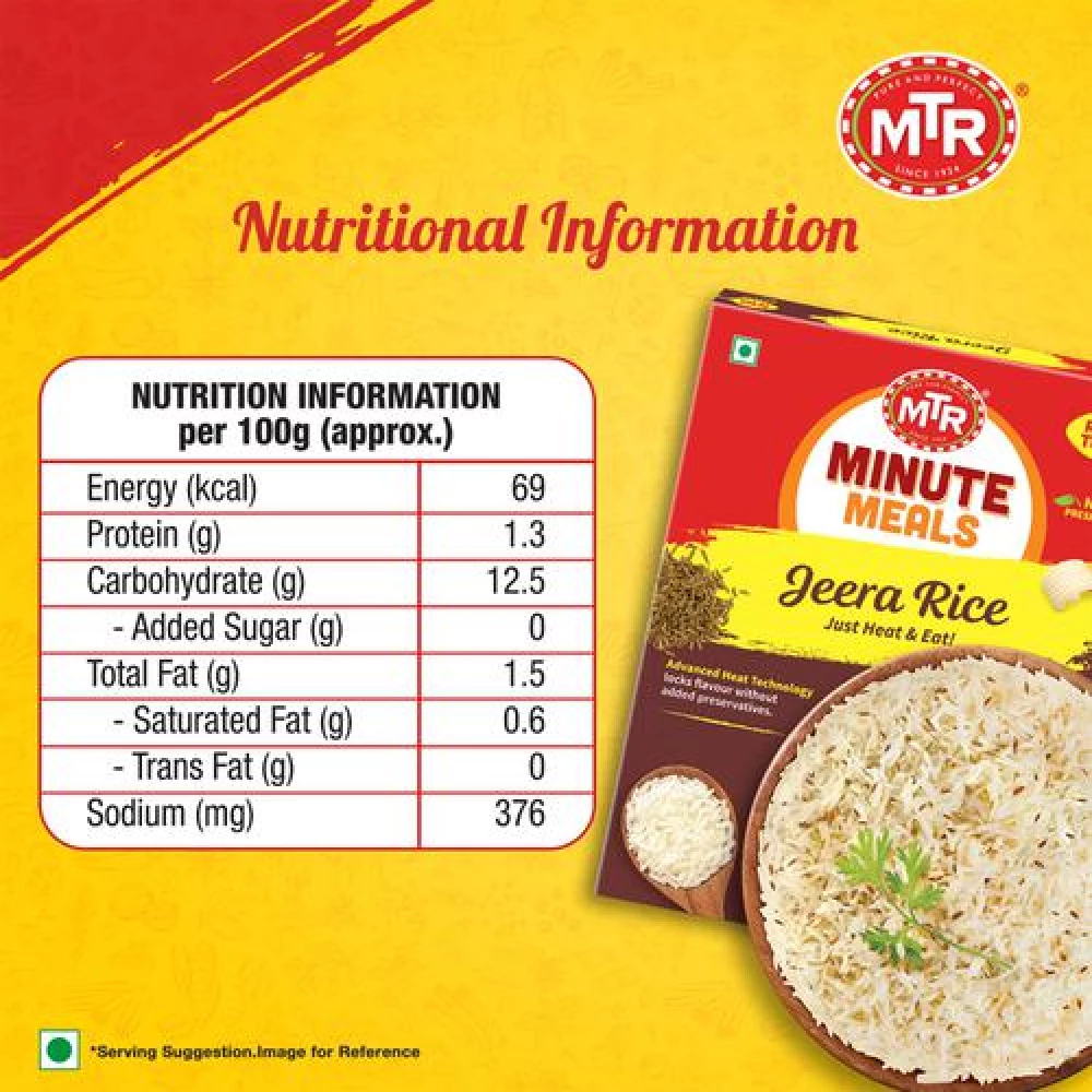 MTR Ready To Eat Jeera Rice - Image 4