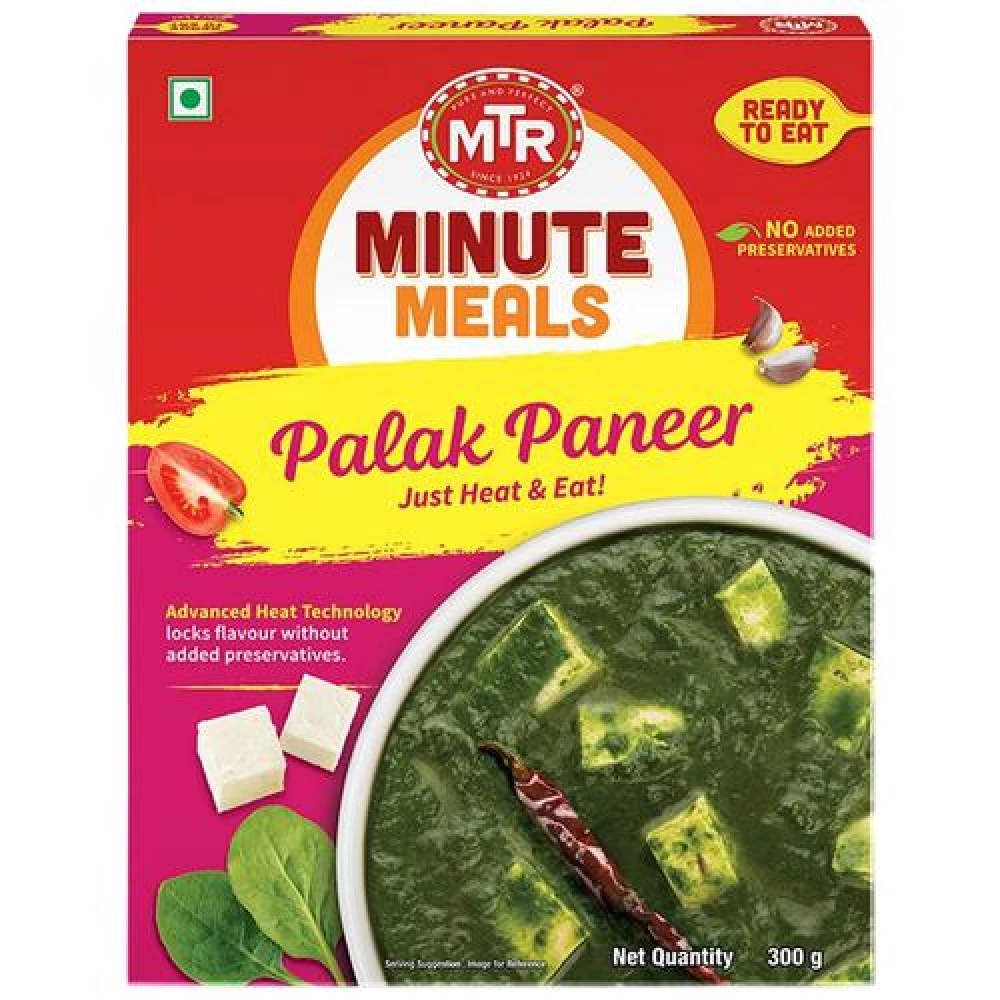 MTR Ready To Eat Palak Paneer - Image 1