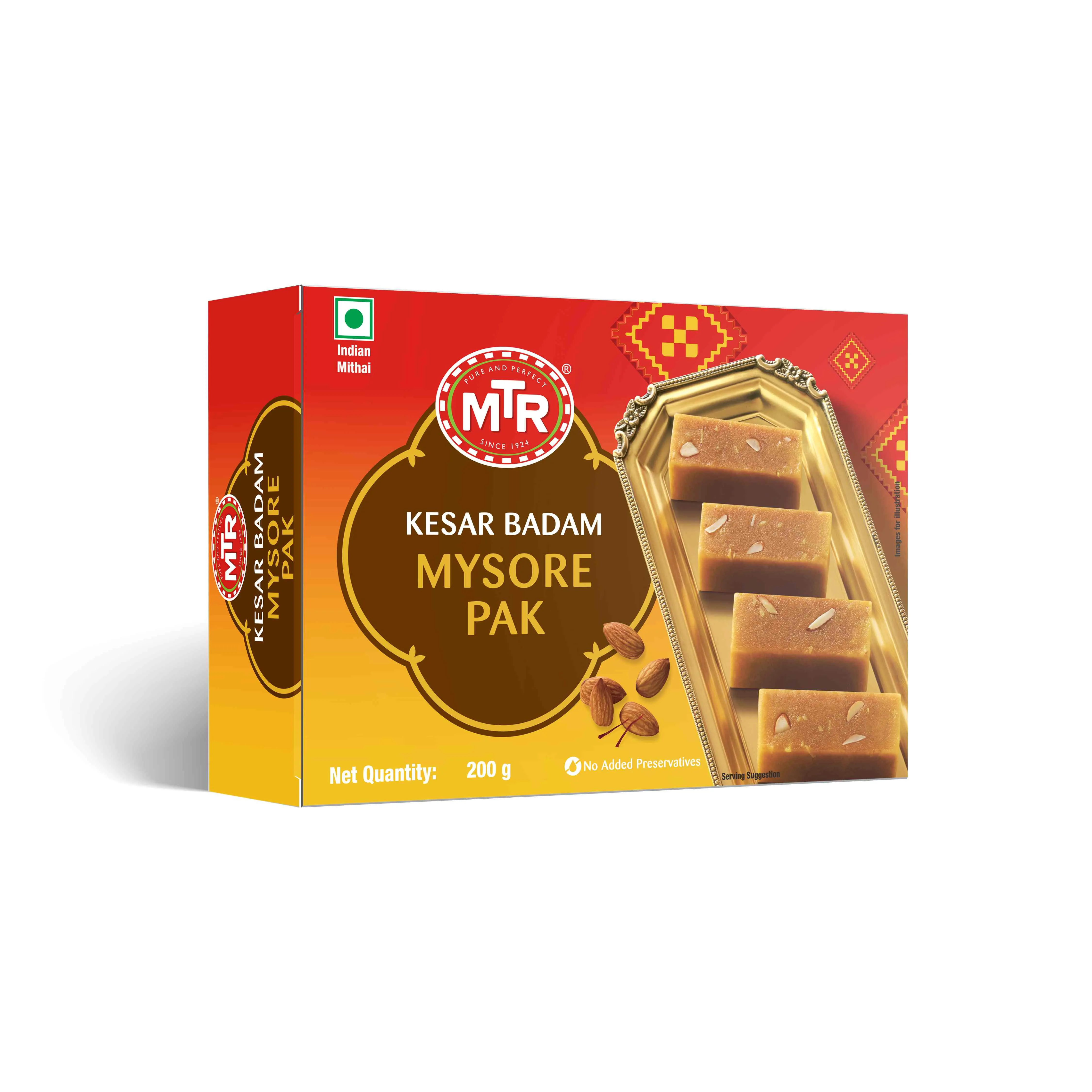 MTR Kesar Badam Mysore Pak