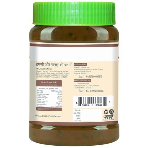 Madhur Grabenord Imli Khajoor Chutney 350g - Image 2