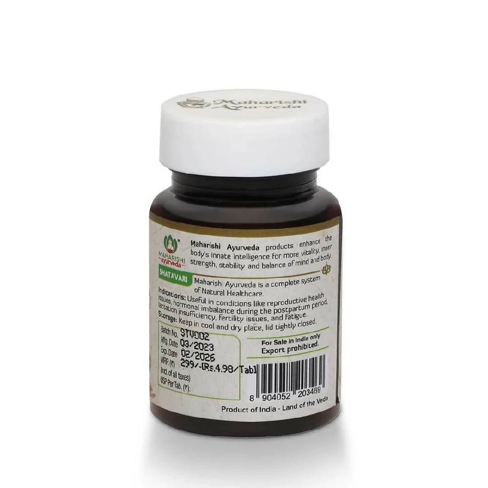 Maharishi Ayurveda Shatavari Tablets - Image 2
