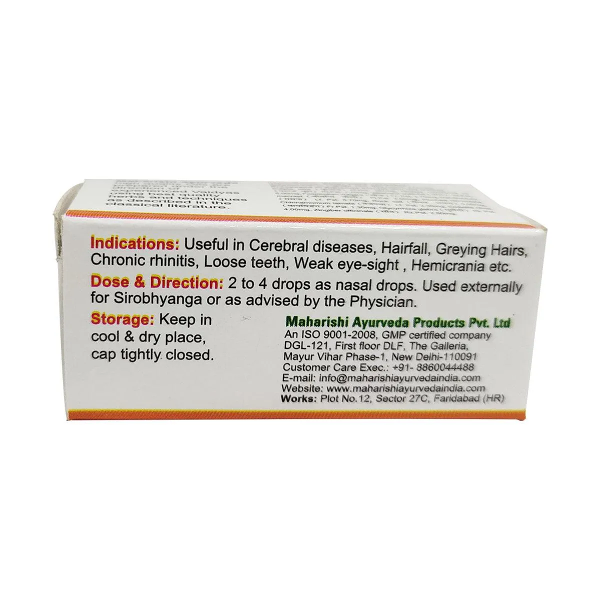 Maharishi Ayurveda Shadbindu Oil - Image 2