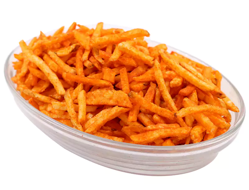 Mahendra Aloo Lachha (Lalmirch) Mahendra Aloo Lachha (Lalmirch)-Pack Size-500 g