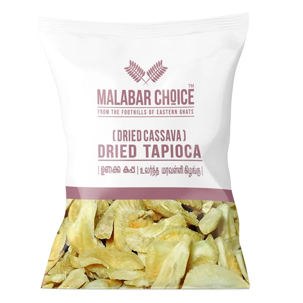 Malabar Choice Dried Tapioca Malabar Choice Dried Tapioca-Pack Size-450 g