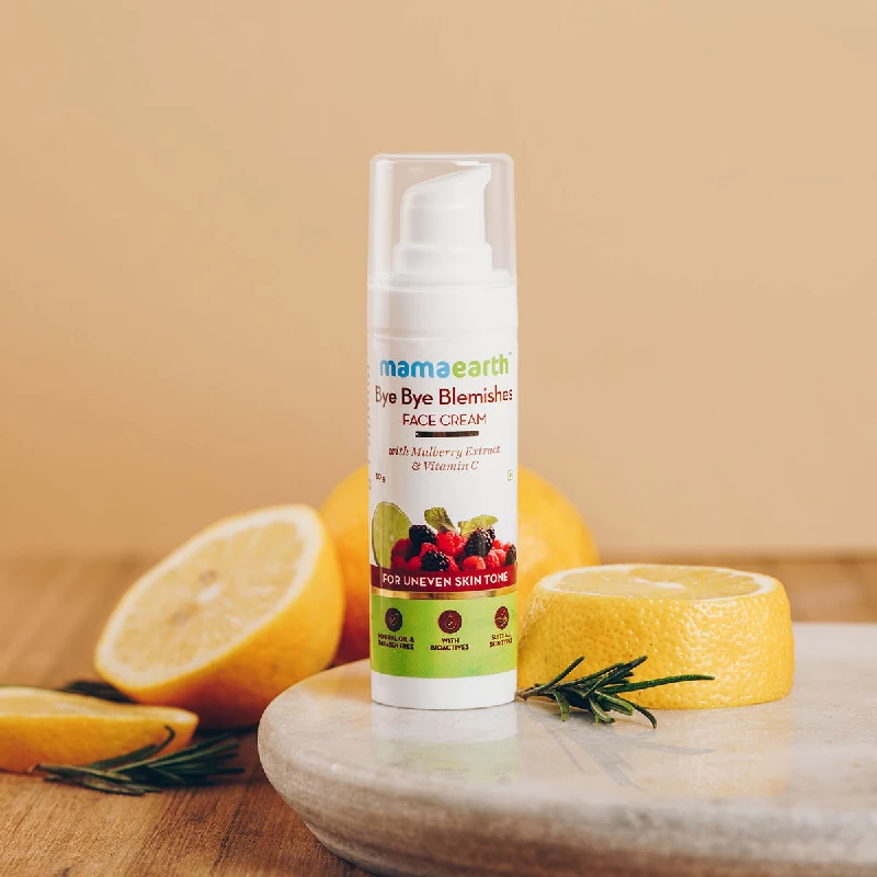 Mamaearth Bye Bye Blemishes Face Cream With Mulberry Extract & Vitamin C - Image 3
