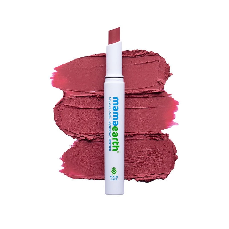 Mamaearth Moisture Matte Longstay Lipstick-Bubblegum Nude Mamaearth Moisture Matte Longstay Lipstick-Bubblegum Nude-Pack Size-2 g