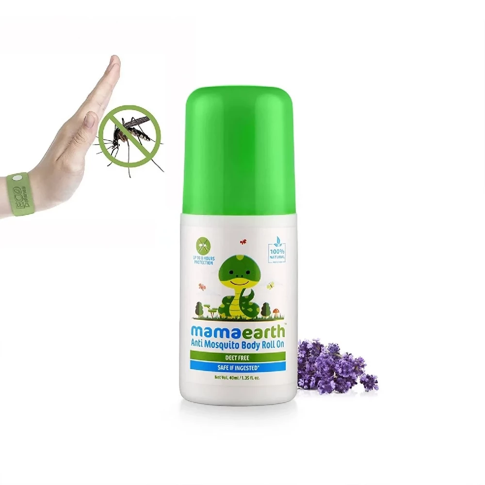 Mamaearth Natural Anti Mosquito Body Roll On For Kids - Image 3