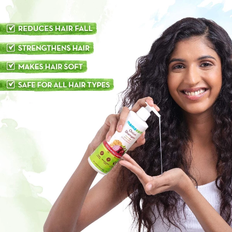 Mamaearth Onion Anti Hair Fall Express Kit with Shampoo + Conditioner for Hair Fall Control - Image 9
