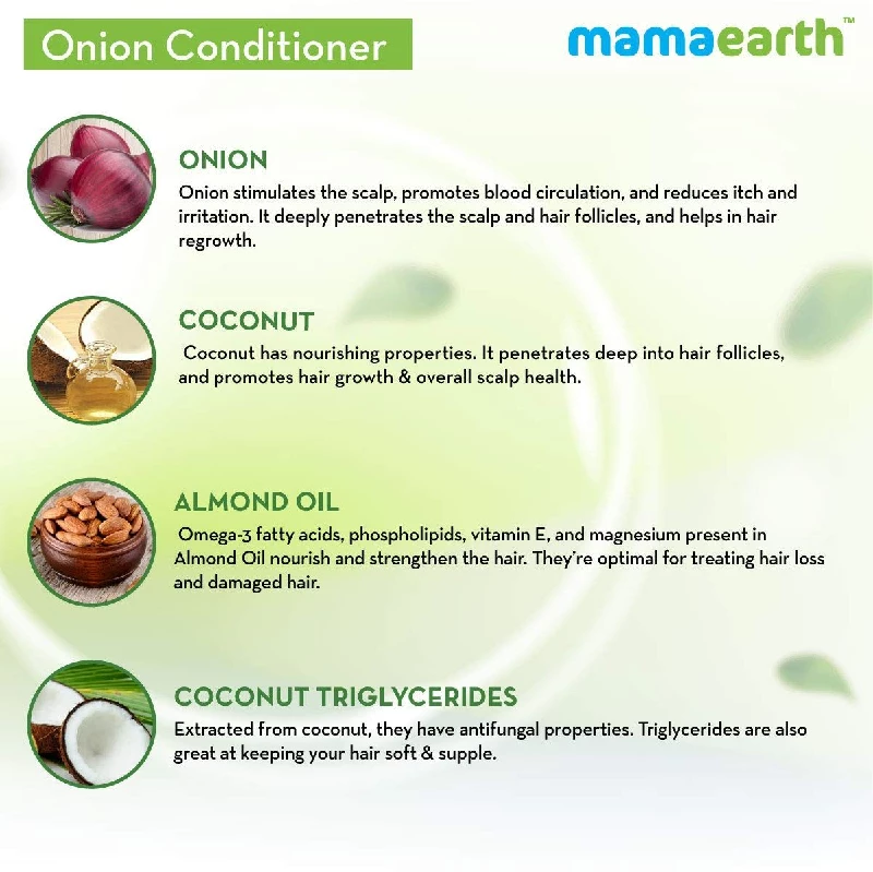 Mamaearth Onion Anti Hair Fall Express Kit with Shampoo + Conditioner for Hair Fall Control - Image 15