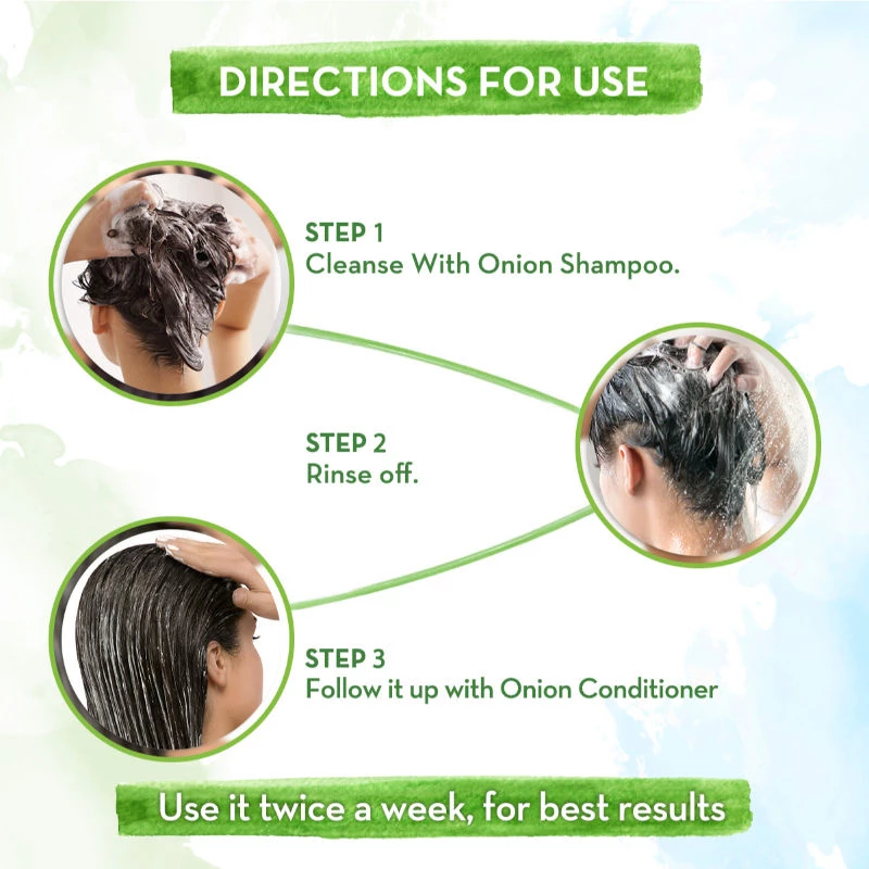 Mamaearth Onion Anti Hair Fall Express Kit with Shampoo + Conditioner for Hair Fall Control - Image 2