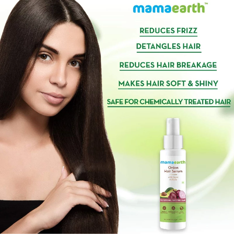 Mamaearth Onion Hair Serum For Silky & Smooth Hair - Image 3