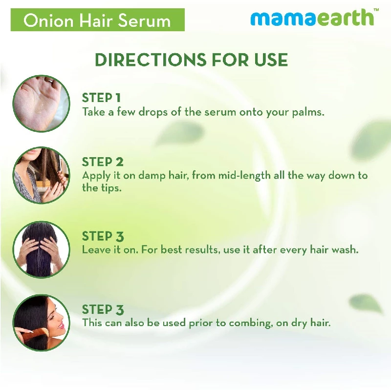 Mamaearth Onion Hair Serum For Silky & Smooth Hair - Image 6