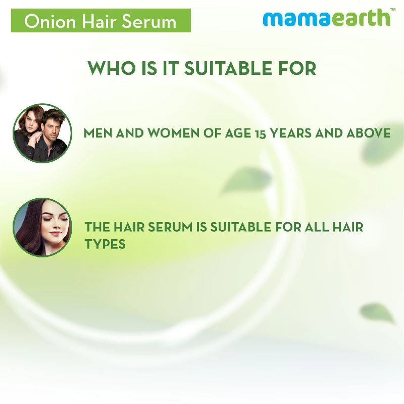 Mamaearth Onion Hair Serum with Onion & Biotin for Strong Frizz -Free Hair - Image 6