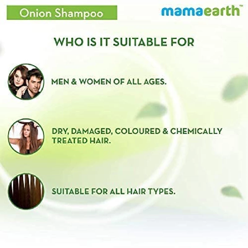 Mamaearth Onion Shampoo for Anti Hair Fall & Hair Growth with Onion Oil & Plant Keratin - Image 4