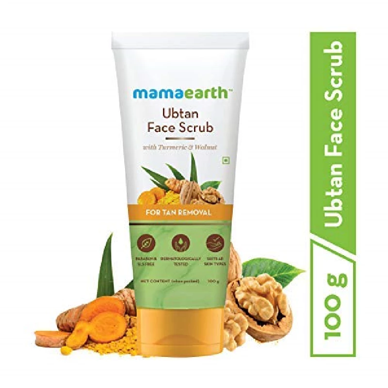 Mamaearth Tan Removal Regimen Combo of Ubtan face Wash, Ubtan Face Mask & Ubtan Face Scrub - Image 3