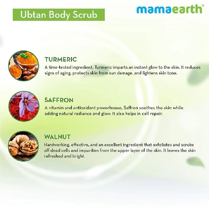 Mamaearth Ubtan Body Scrub - Image 4