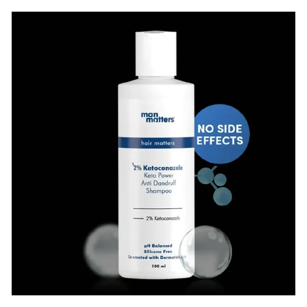 Man Matters 2% Ketoconazole Anti Dandruff Shampoo - Image 2