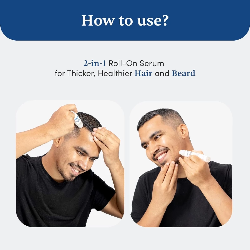 Man Matters Advanced Hair Growth Serum Roll On For Hair&Beard - Image 6