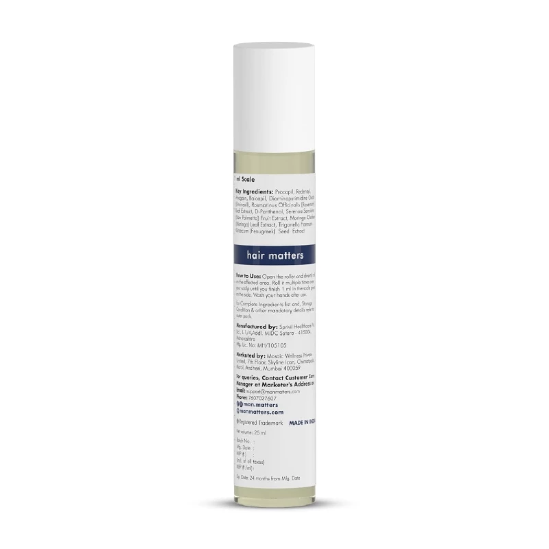 Man Matters Advanced Hair Growth Serum Roll On For Hair&Beard - Image 8