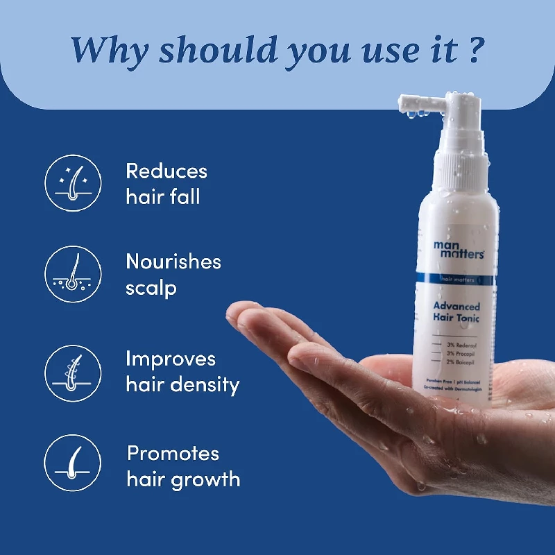Man Matters Hairfall Solution With Advanced Hair Tonic For Men - Image 2