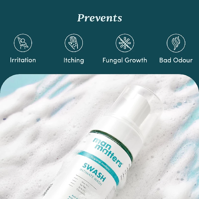 Man Matters Intimate Wash with Aloe Vera, Tea Tree for Men - Image 3