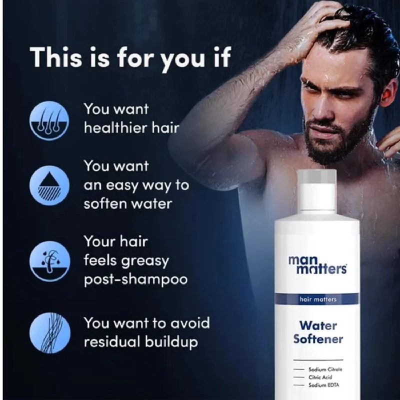 Man Matters Water Softener that Reduces Hair Fall & Skin Itching - Image 6
