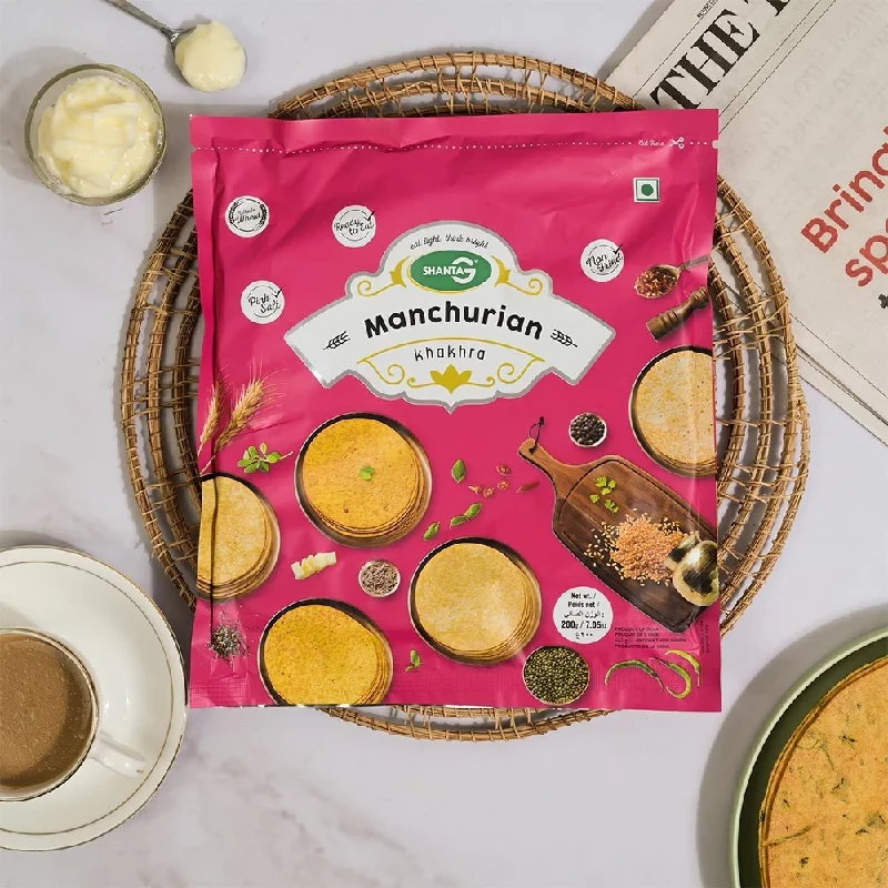 Manchurian Round Khakhra (Pack of 5) Manchurian Round Khakhra (Pack of 5)-Pack Size-200 g (Each)