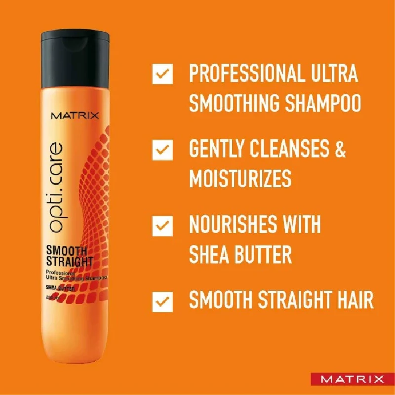 Matrix Opti. Care Smooth Straight Professional Ultra Smoothing Shampoo - Image 2