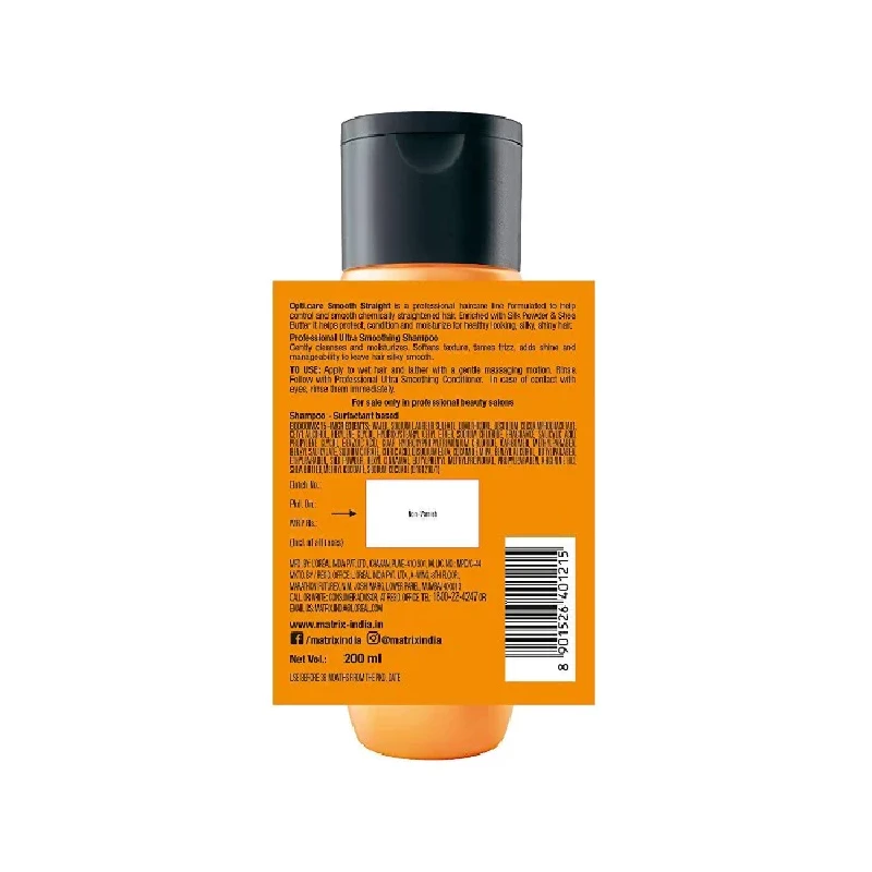 Matrix Opti. Care Smooth Straight Professional Ultra Smoothing Shampoo - Image 3