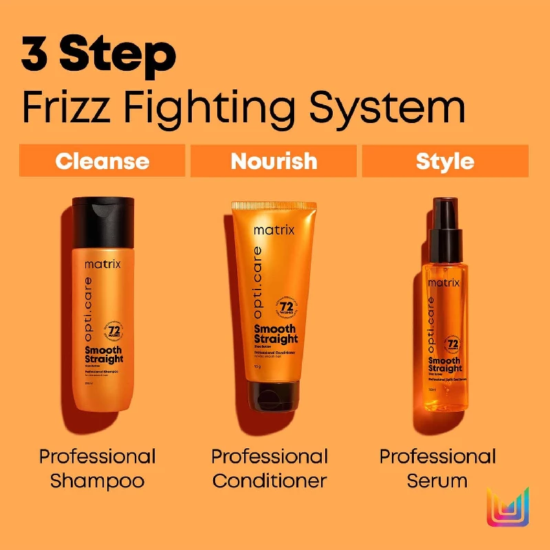 Matrix Opti.Care Professional Conditioner for Salon Smooth Straight Hair - Image 5