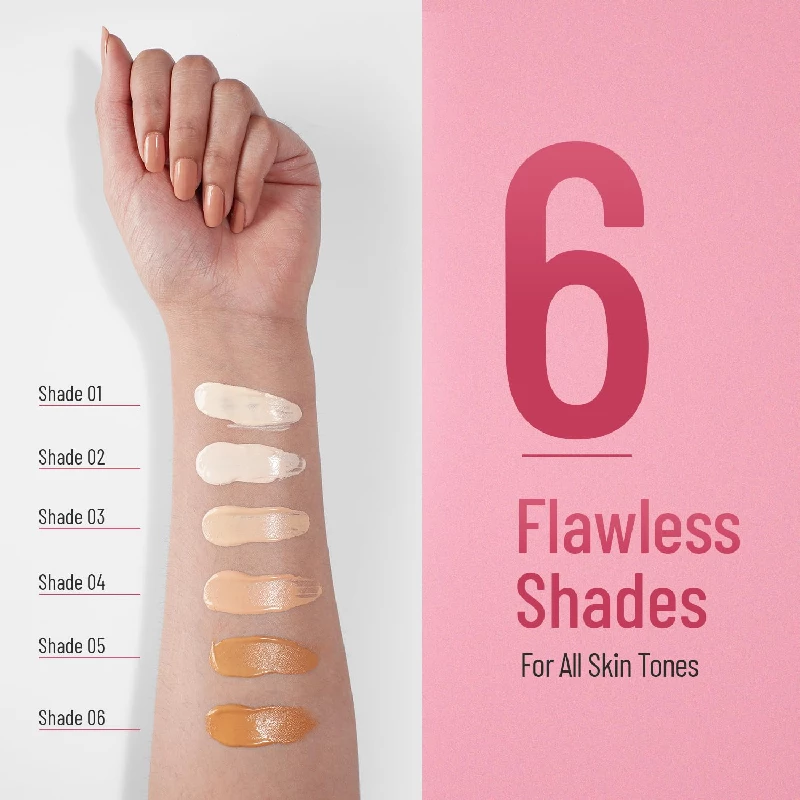 Matte Shiny Pearl Water Drop Liquid Foundation - Image 4