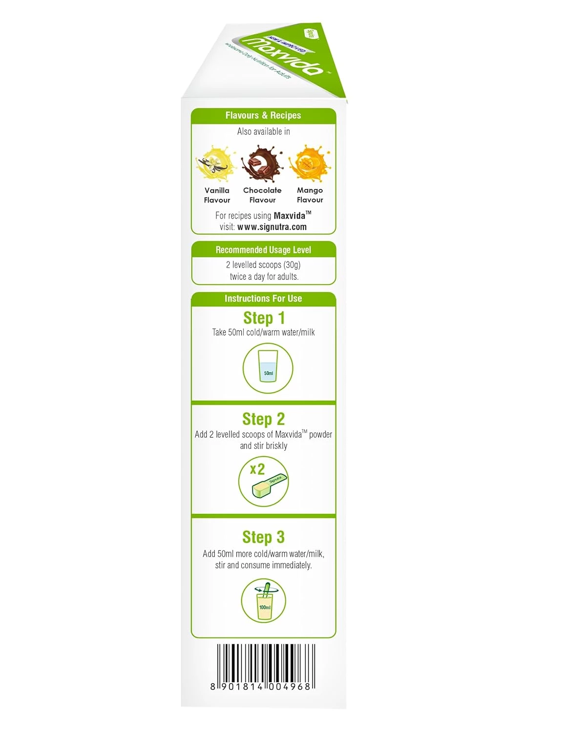 Maxvida Balanced Nutrition Supplement-Kesar Elaichi - Image 3