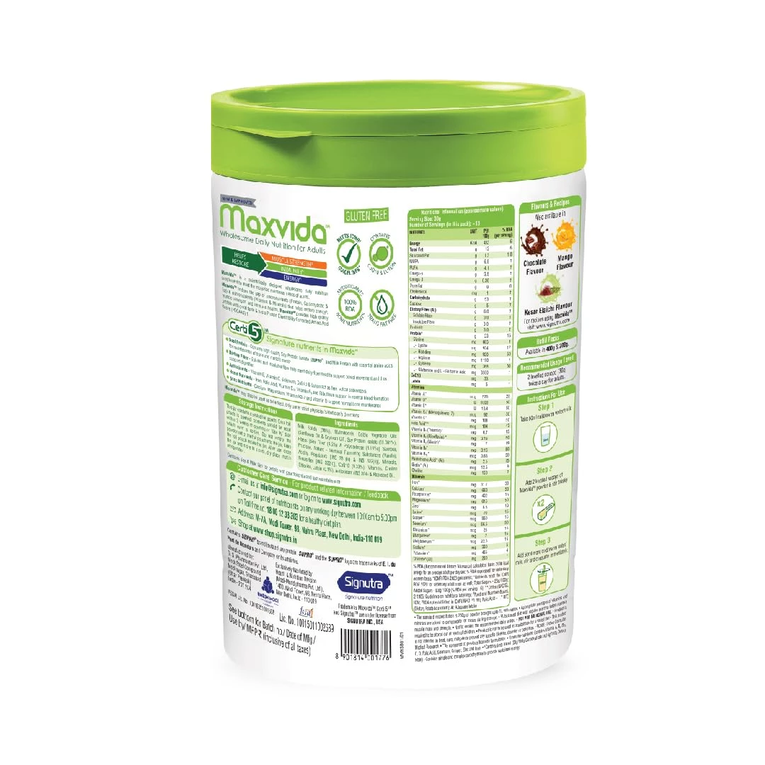 Maxvida Wholesome Daily Nutrition Drink-Vanilla Flavour - Image 2
