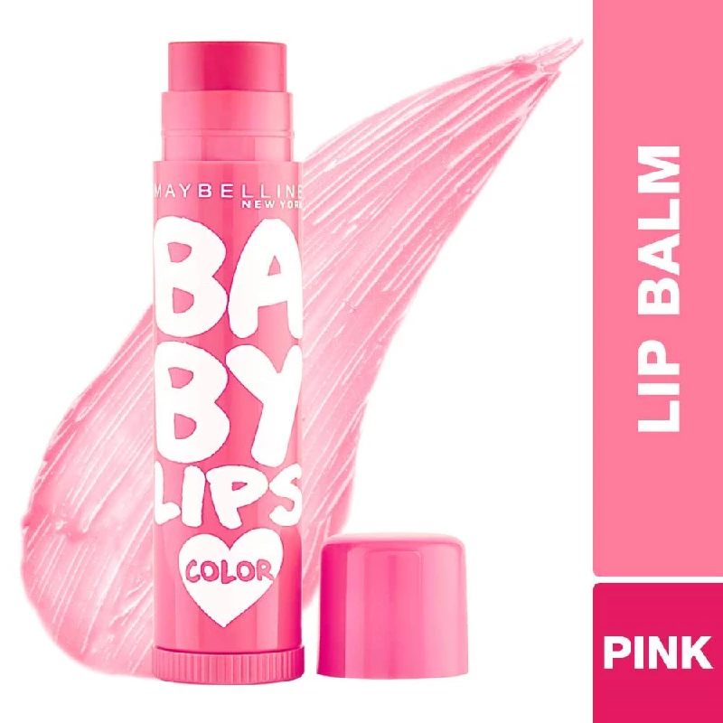 Maybelline New York Baby Lips Lip Balm, Pink Lolita 4g and Maybelline New York Volume Express Colossal Masacara 10g - Image 3