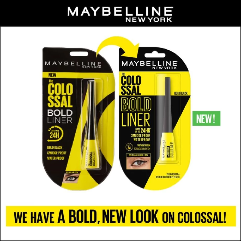 Maybelline New York Colossal Bold Eyeliner-Black - Image 2