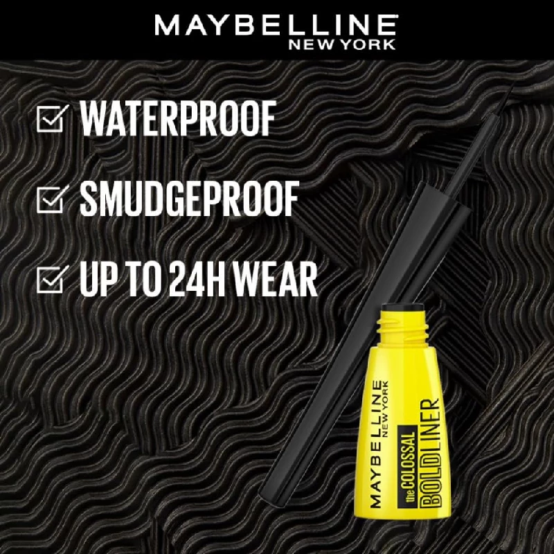 Maybelline New York Colossal Bold Eyeliner-Black - Image 4