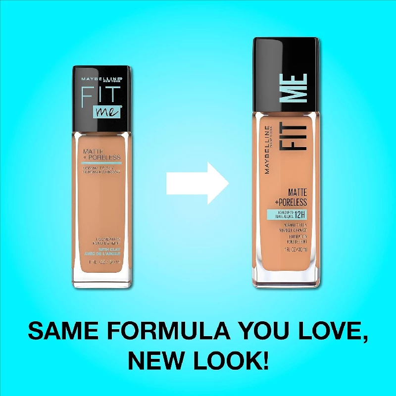 Maybelline New York Fit Me Full Coverage Matte + Poreless Oil Foundation - Image 2