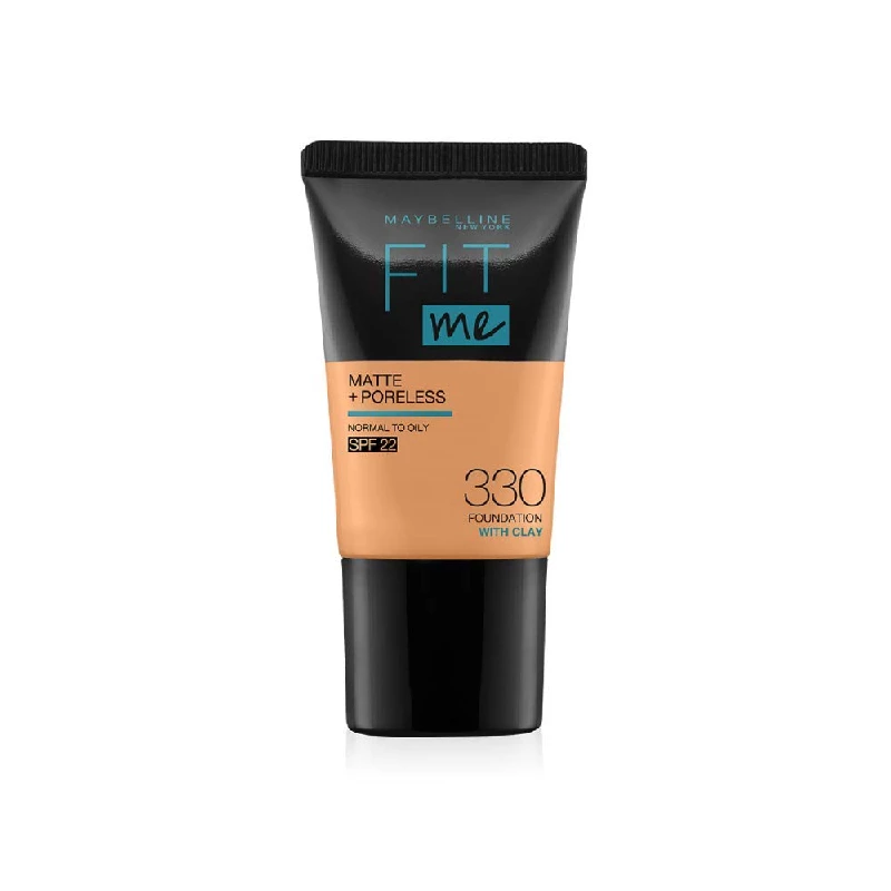 Maybelline New York Fit Me Matte+Poreless Liquid Foundation Medium Coverage For Oily Skin Tube, 330 Toffee, 220 Natural Beige - Image 2