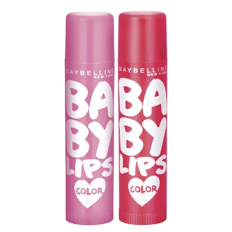 Maybelline New York Lip Balm With Spf Moisturises And Protects From The Sun, Baby Lips Pink Lolita & Cherry Kiss
