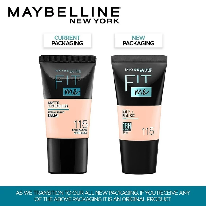 Maybelline New York Liquid Foundation, Matte & Poreless - Image 2