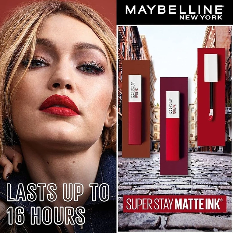 Maybelline New York Liquid Matte Lipstick - Superstay Matte Ink, 65 Seductress - Image 5