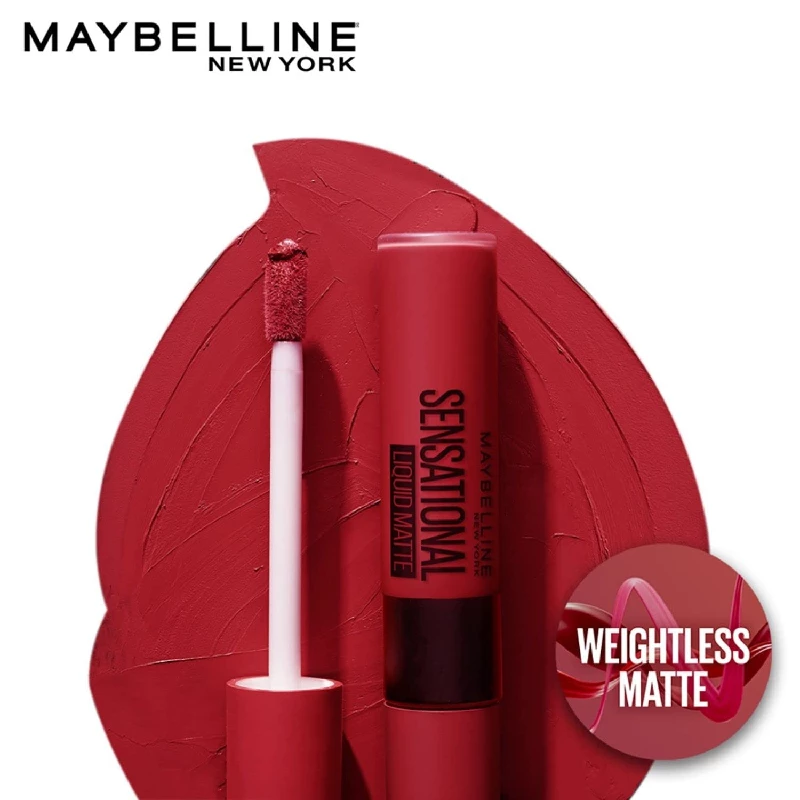 Maybelline New York Matte Finish, Non-Sticky Lipstick - Image 16