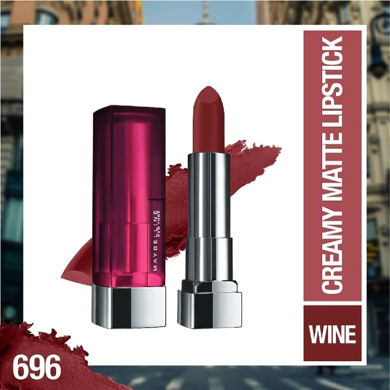 Maybelline New York ntense Colour 696 Burgundy Blush Lipstick - Image 2