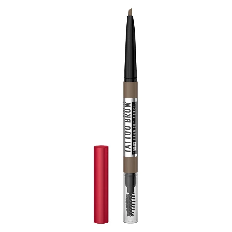 Maybelline Waterproof Eyebrow Pencil, With Precision Tip,Tattoo Brow Pencil ,Combo Pack Maybelline Waterproof Eyebrow Pencil, With Precision Tip,Tattoo Brow Pencil ,Combo Pack-Color-Grey Brown
