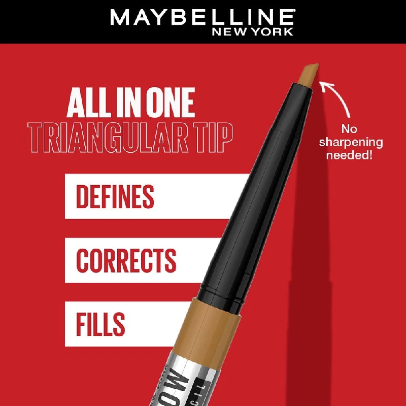 Maybelline Waterproof Eyebrow Pencil, With Precision Tip,Tattoo Brow Pencil - Image 3