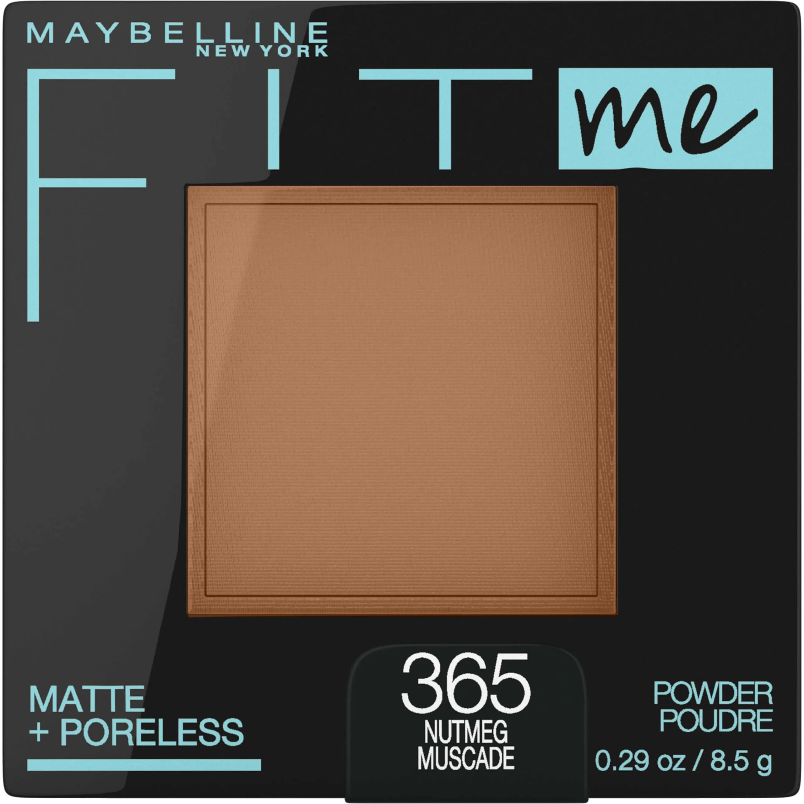 Maybelline New York Fit Me Matte + Poreless Pressed Powder - 360 Nutmeg Maybelline New York Fit Me Matte + Poreless Pressed Powder - 360 Nutmeg-Pack Size-57.4 g