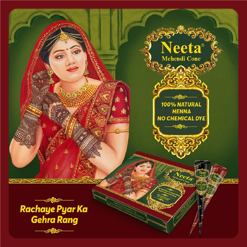 Mehandi Cone 12 Piece Mehendi Cone For Hand Designing - Image 6