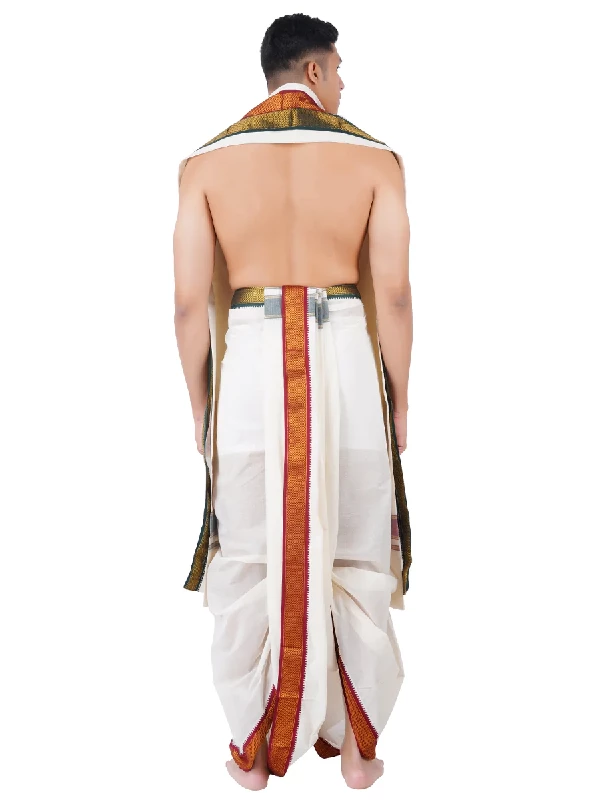 Mens Panchakacham 5 Khan Jari Pet (9+5) Kora - Image 3