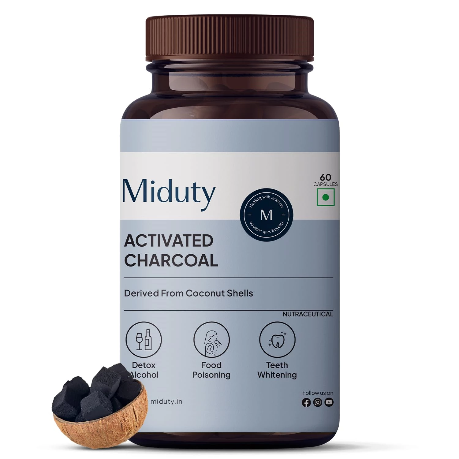 Miduty Activated Charcoal Capsule
