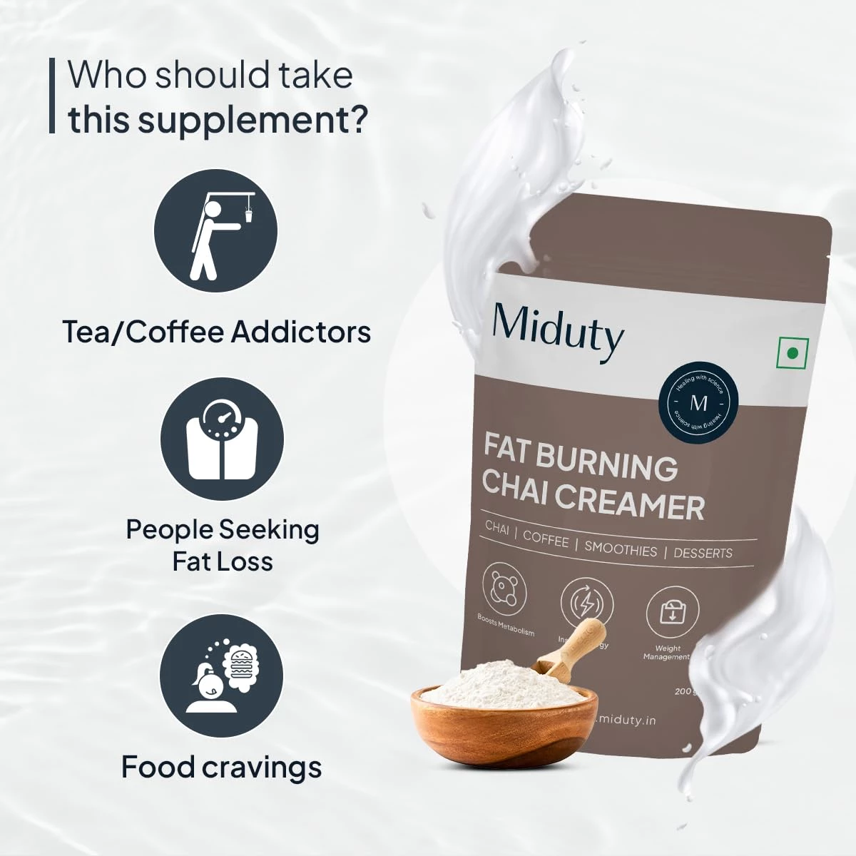 Miduty Fat Burning Chai Creamer - Image 2